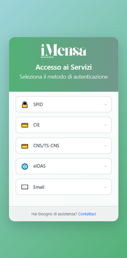 iMENSA App Interface